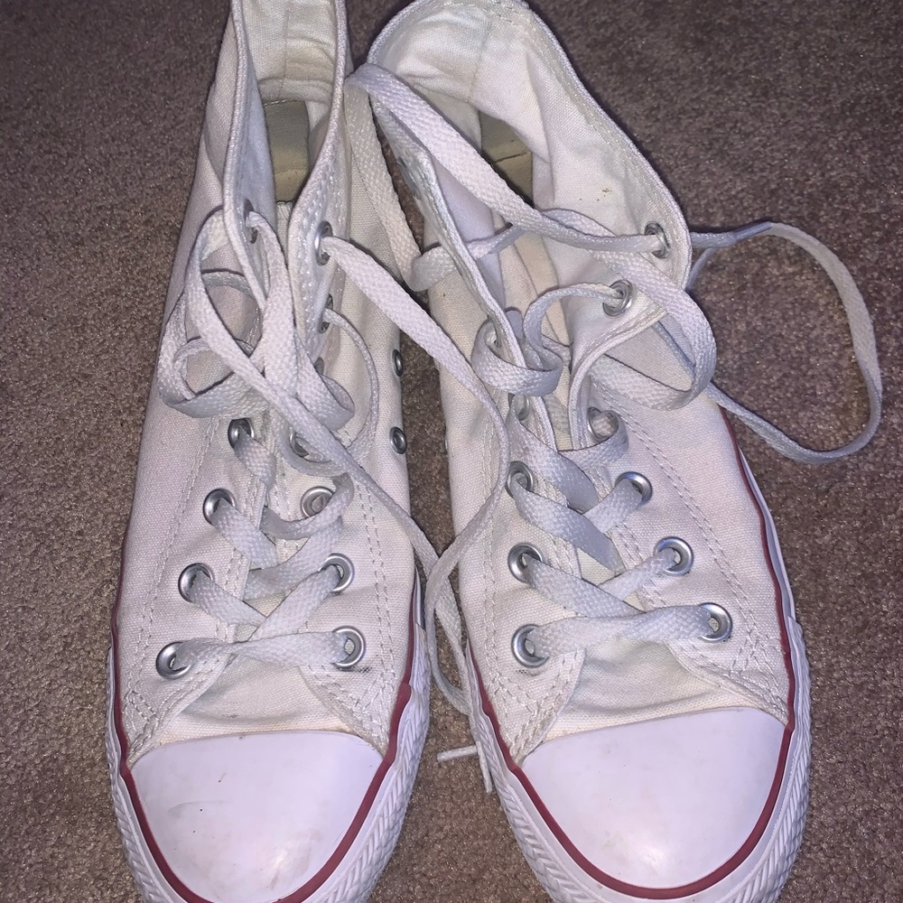 High top White Converse